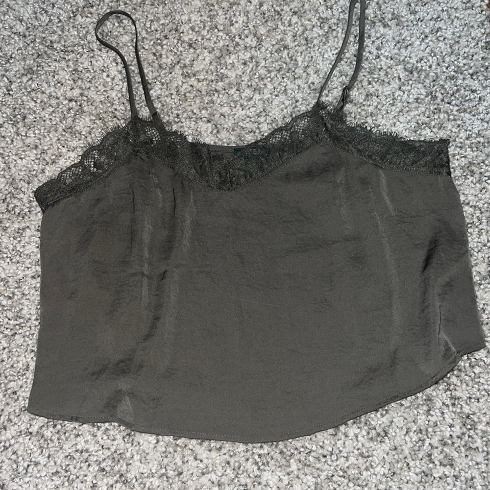 Lace Target Slip Top
